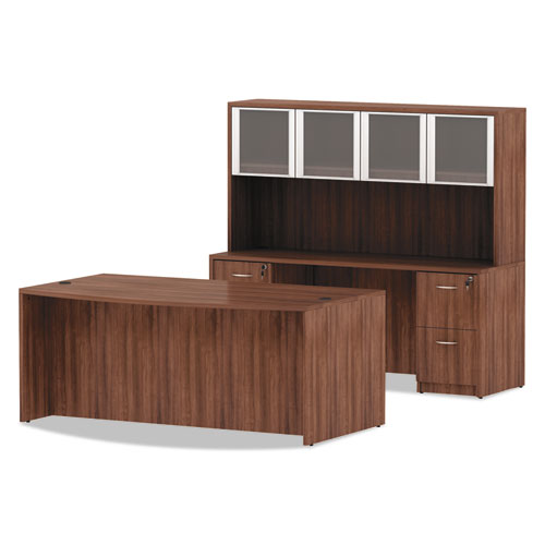 Alera® wholesale. Alera Valencia Series Credenza Shell, 70.88w X 23.63d X 29.5h, Modern Walnut. HSD Wholesale: Janitorial Supplies, Breakroom Supplies, Office Supplies.