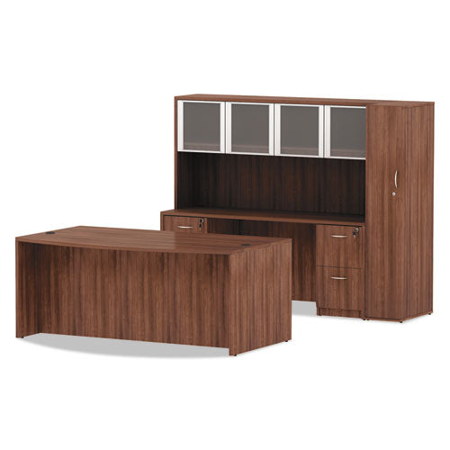 Alera® wholesale. Alera Valencia Series Credenza Shell, 70.88w X 23.63d X 29.5h, Modern Walnut. HSD Wholesale: Janitorial Supplies, Breakroom Supplies, Office Supplies.