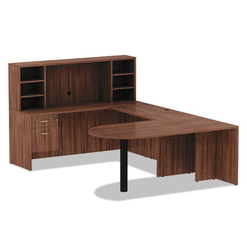 Alera® wholesale. Alera Valencia Series Credenza Shell, 70.88w X 23.63d X 29.5h, Modern Walnut. HSD Wholesale: Janitorial Supplies, Breakroom Supplies, Office Supplies.