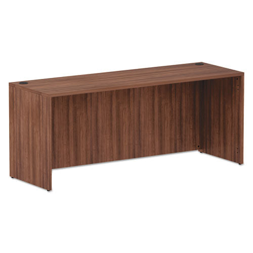 Alera® wholesale. Alera Valencia Series Credenza Shell, 70.88w X 23.63d X 29.5h, Modern Walnut. HSD Wholesale: Janitorial Supplies, Breakroom Supplies, Office Supplies.