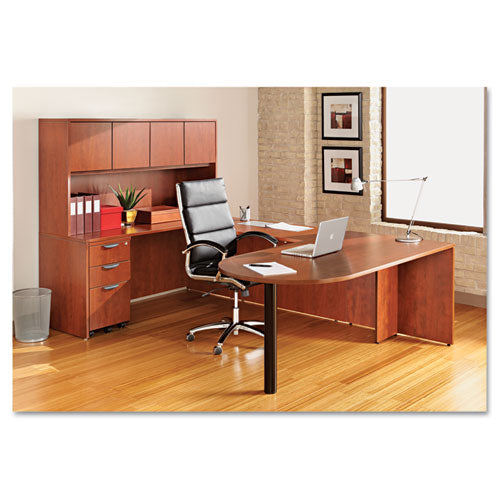 Alera® wholesale. Alera Valencia Series D-top Desk, 71" X 35.5" X 29.63", Medium Cherry. HSD Wholesale: Janitorial Supplies, Breakroom Supplies, Office Supplies.