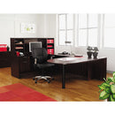 Alera® wholesale. Alera Valencia Series D-top Desk, 71" X 35.5" X 29.63", Mahogany. HSD Wholesale: Janitorial Supplies, Breakroom Supplies, Office Supplies.