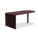 Alera® wholesale. Alera Valencia Series D-top Desk, 71" X 35.5" X 29.63", Mahogany. HSD Wholesale: Janitorial Supplies, Breakroom Supplies, Office Supplies.