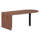 Alera® wholesale. Alera Valencia Series D-top Desk, 71" X 29.5" X 29.5", Modern Walnut. HSD Wholesale: Janitorial Supplies, Breakroom Supplies, Office Supplies.