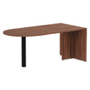 Alera® wholesale. Alera Valencia Series D-top Desk, 71" X 29.5" X 29.5", Modern Walnut. HSD Wholesale: Janitorial Supplies, Breakroom Supplies, Office Supplies.