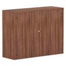 Alera® wholesale. Alera Valencia Series Hutch, 3 Compartment, 47.13w X 15d X 35.38h, Modern Walnut. HSD Wholesale: Janitorial Supplies, Breakroom Supplies, Office Supplies.