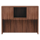 Alera® wholesale. Alera Valencia Series Hutch, 3 Compartment, 47.13w X 15d X 35.38h, Modern Walnut. HSD Wholesale: Janitorial Supplies, Breakroom Supplies, Office Supplies.