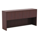 Alera® wholesale. Alera Valencia Series Hutch With Doors, 64.75w X 15d X 35.38h, Mahogany. HSD Wholesale: Janitorial Supplies, Breakroom Supplies, Office Supplies.