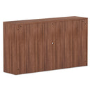 Alera® wholesale. Alera Valencia Series Hutch, 3-comp, 64.75w X 15d X 35.38h, Modern Walnut. HSD Wholesale: Janitorial Supplies, Breakroom Supplies, Office Supplies.