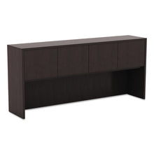 Load image into Gallery viewer, Alera® wholesale. Alera Valencia Series Hutch With Doors, 70.63w X 15d X 35.38h, Espresso. HSD Wholesale: Janitorial Supplies, Breakroom Supplies, Office Supplies.