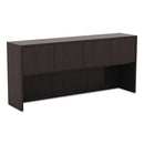Alera® wholesale. Alera Valencia Series Hutch With Doors, 70.63w X 15d X 35.38h, Espresso. HSD Wholesale: Janitorial Supplies, Breakroom Supplies, Office Supplies.
