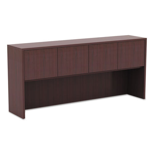 Alera® wholesale. Alera Valencia Series Hutch With Doors, 70.63w X 15d X 35.38h, Mahogany. HSD Wholesale: Janitorial Supplies, Breakroom Supplies, Office Supplies.