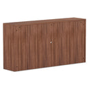 Alera® wholesale. Alera Valencia Series Hutch, 3-comp, 70.63w X 15d X 35.38h, Modern Walnut. HSD Wholesale: Janitorial Supplies, Breakroom Supplies, Office Supplies.