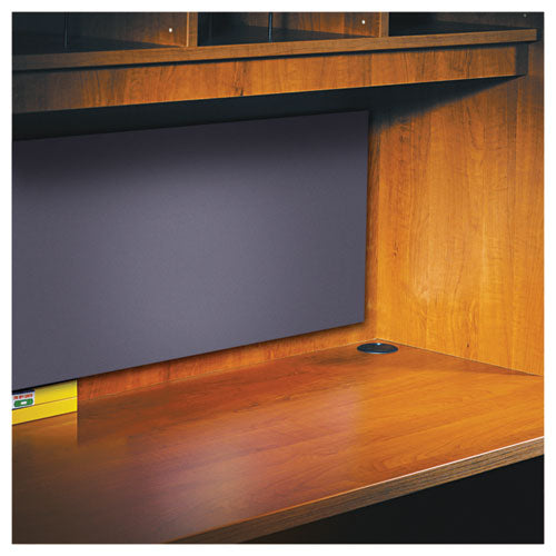 Alera® wholesale. Alera Valencia Tackboard For Open Storage Hutch, 62.38w X 0.5d X 14h, Charcoal. HSD Wholesale: Janitorial Supplies, Breakroom Supplies, Office Supplies.