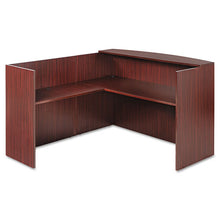 Load image into Gallery viewer, Alera® wholesale. Alera Valencia Reversible Reception Return, 44 1-8w X 23 5-8d X 41 1-2h, Mahogany. HSD Wholesale: Janitorial Supplies, Breakroom Supplies, Office Supplies.