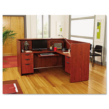 Load image into Gallery viewer, Alera® wholesale. Alera Valencia Series Reception Desk With Transaction Counter, 71&quot; X 35.5&quot; X 29.5&quot; To 42.5&quot;, Medium Cherry. HSD Wholesale: Janitorial Supplies, Breakroom Supplies, Office Supplies.