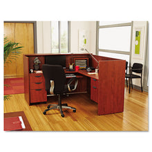 Load image into Gallery viewer, Alera® wholesale. Alera Valencia Series Reception Desk With Transaction Counter, 71&quot; X 35.5&quot; X 29.5&quot; To 42.5&quot;, Medium Cherry. HSD Wholesale: Janitorial Supplies, Breakroom Supplies, Office Supplies.