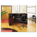 Alera® wholesale. Alera Valencia Series Reception Desk With Transaction Counter, 71" X 35.5" X 29.5" To 42.5", Mahogany. HSD Wholesale: Janitorial Supplies, Breakroom Supplies, Office Supplies.