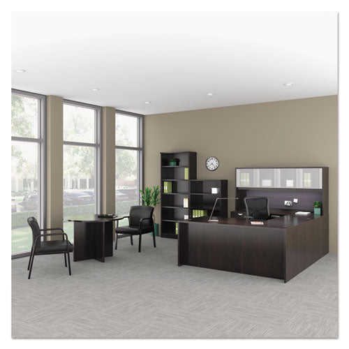 Alera® wholesale. Alera Valencia Series Reversible Return-bridge Shell, 42w X 23 5-8d X 29 1-2, Espresso. HSD Wholesale: Janitorial Supplies, Breakroom Supplies, Office Supplies.