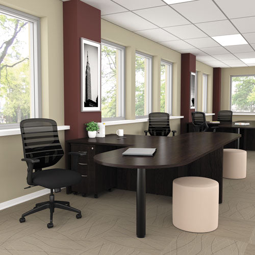 Alera® wholesale. Alera Valencia Series Reversible Return-bridge Shell, 42w X 23 5-8d X 29 1-2, Espresso. HSD Wholesale: Janitorial Supplies, Breakroom Supplies, Office Supplies.