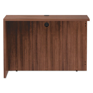 Alera® wholesale. Alera Valencia Series Reversible Return-bridge Shell, 42w X 23 5-8d X 29 1-2h, Modern Walnut. HSD Wholesale: Janitorial Supplies, Breakroom Supplies, Office Supplies.