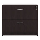 Alera® wholesale. Alera Valencia Series Two Drawer Lateral File, 34w X 22.75d X 29.5h, Espresso. HSD Wholesale: Janitorial Supplies, Breakroom Supplies, Office Supplies.