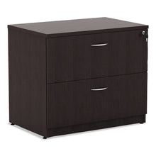 Load image into Gallery viewer, Alera® wholesale. Alera Valencia Series Two Drawer Lateral File, 34w X 22.75d X 29.5h, Espresso. HSD Wholesale: Janitorial Supplies, Breakroom Supplies, Office Supplies.