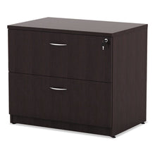 Load image into Gallery viewer, Alera® wholesale. Alera Valencia Series Two Drawer Lateral File, 34w X 22.75d X 29.5h, Espresso. HSD Wholesale: Janitorial Supplies, Breakroom Supplies, Office Supplies.