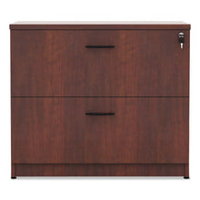 Load image into Gallery viewer, Alera® wholesale. Alera Valencia Series Two Drawer Lateral File, 34w X 22.75d X 29.5h, Cherry. HSD Wholesale: Janitorial Supplies, Breakroom Supplies, Office Supplies.