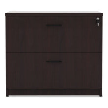 Load image into Gallery viewer, Alera® wholesale. Alera Valencia Series Two Drawer Lateral File, 34w X 22.75d X 29.5h, Mahogany. HSD Wholesale: Janitorial Supplies, Breakroom Supplies, Office Supplies.