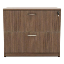 Load image into Gallery viewer, Alera® wholesale. Alera Valencia Series Two-drawer Lateral File, 34w X 22.75d X 29.5h, Walnut. HSD Wholesale: Janitorial Supplies, Breakroom Supplies, Office Supplies.