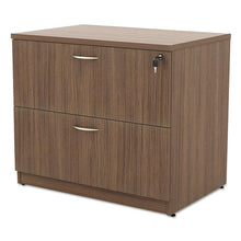 Load image into Gallery viewer, Alera® wholesale. Alera Valencia Series Two-drawer Lateral File, 34w X 22.75d X 29.5h, Walnut. HSD Wholesale: Janitorial Supplies, Breakroom Supplies, Office Supplies.