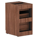 Alera® wholesale. Alera Valencia Series Box-box-file Full Pedestal, 15.63w X 20.5d X 28.5h, Modern Walnut. HSD Wholesale: Janitorial Supplies, Breakroom Supplies, Office Supplies.