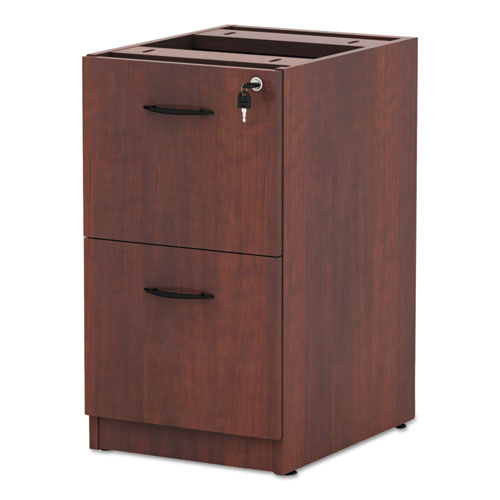 Alera® wholesale. Alera Valencia File-file Drawer Full Pedestal, 15.63w X 20.5d X 28.5h, Medium Cherry. HSD Wholesale: Janitorial Supplies, Breakroom Supplies, Office Supplies.