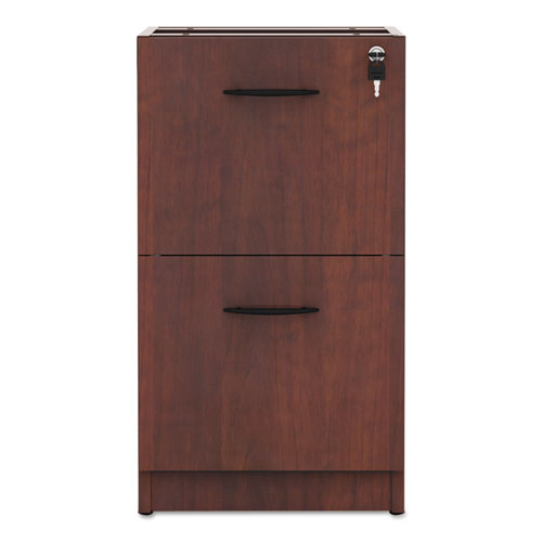 Alera® wholesale. Alera Valencia File-file Drawer Full Pedestal, 15.63w X 20.5d X 28.5h, Medium Cherry. HSD Wholesale: Janitorial Supplies, Breakroom Supplies, Office Supplies.