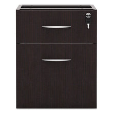 Load image into Gallery viewer, Alera® wholesale. Alera Valencia Series 3-4 Box-file Pedestal,15.63w X 20.5d X 19.25h, Espresso. HSD Wholesale: Janitorial Supplies, Breakroom Supplies, Office Supplies.