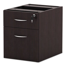 Load image into Gallery viewer, Alera® wholesale. Alera Valencia Series 3-4 Box-file Pedestal,15.63w X 20.5d X 19.25h, Espresso. HSD Wholesale: Janitorial Supplies, Breakroom Supplies, Office Supplies.