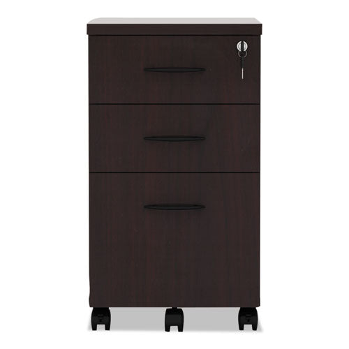 Alera® wholesale. Alera Valencia Mobile Box-box-file Pedestal File, 15.88w X 20.5d X 28.38h Mahogany. HSD Wholesale: Janitorial Supplies, Breakroom Supplies, Office Supplies.