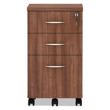 Load image into Gallery viewer, Alera® wholesale. Alera Valencia Series Mobile Box-box-file Pedestal, 15.88w X 20.5d X 28.38h, Modern Walnut. HSD Wholesale: Janitorial Supplies, Breakroom Supplies, Office Supplies.