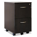 Alera® wholesale. Alera Valencia Series Mobile File-file Pedestal, 15.38w X 20d X 26.63h, Espresso. HSD Wholesale: Janitorial Supplies, Breakroom Supplies, Office Supplies.