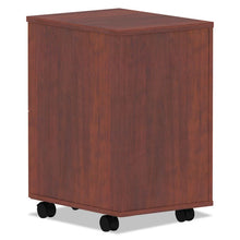 Load image into Gallery viewer, Alera® wholesale. Alera Valencia Series Mobile File-file Pedestal, 15.38w X 20d X 26.63h, Medium Cherry. HSD Wholesale: Janitorial Supplies, Breakroom Supplies, Office Supplies.