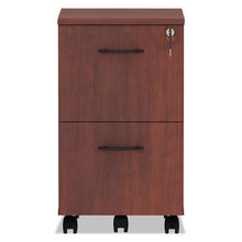 Load image into Gallery viewer, Alera® wholesale. Alera Valencia Series Mobile File-file Pedestal, 15.38w X 20d X 26.63h, Medium Cherry. HSD Wholesale: Janitorial Supplies, Breakroom Supplies, Office Supplies.