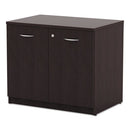 Alera® wholesale. Alera Valencia Series Storage Cabinet, 34 1-8w X 22 7-8d X 29 1-2h, Espresso. HSD Wholesale: Janitorial Supplies, Breakroom Supplies, Office Supplies.