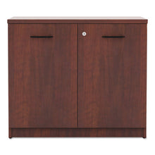 Load image into Gallery viewer, Alera® wholesale. Alera Valencia Series Storage Cabinet, 34 1-8w X 22 7-8d X 29 1-2h, Medium Cherry. HSD Wholesale: Janitorial Supplies, Breakroom Supplies, Office Supplies.