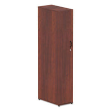 Load image into Gallery viewer, Alera® wholesale. Alera Valencia Series Wardrobe, 11 7-8w X 23 7-8d X 65h, Medium Cherry. HSD Wholesale: Janitorial Supplies, Breakroom Supplies, Office Supplies.