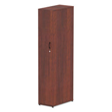 Load image into Gallery viewer, Alera® wholesale. Alera Valencia Series Wardrobe, 11 7-8w X 23 7-8d X 65h, Medium Cherry. HSD Wholesale: Janitorial Supplies, Breakroom Supplies, Office Supplies.