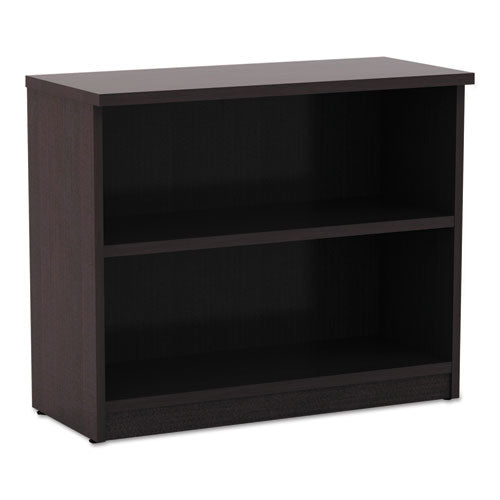 Alera® wholesale. Alera Valencia Series Bookcase, Two-shelf, 31 3-4w X 14d X 29 1-2h, Espresso. HSD Wholesale: Janitorial Supplies, Breakroom Supplies, Office Supplies.