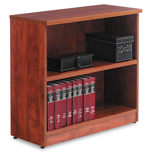 Alera® wholesale. Alera Valencia Series Bookcase, Two-shelf, 31 3-4w X 14d X 29 1-2h, Med Cherry. HSD Wholesale: Janitorial Supplies, Breakroom Supplies, Office Supplies.