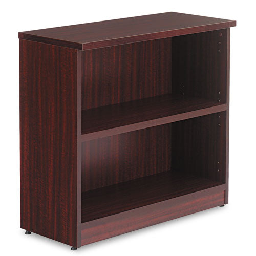 Alera® wholesale. Alera Valencia Series Bookcase, Two-shelf, 31 3-4w X 14d X 29 1-2h, Mahogany. HSD Wholesale: Janitorial Supplies, Breakroom Supplies, Office Supplies.