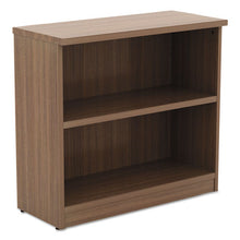 Load image into Gallery viewer, Alera® wholesale. Alera Valencia Series Bookcase,two-shelf, 31 3-4w X 14d X 29 1-2h, Modern Walnut. HSD Wholesale: Janitorial Supplies, Breakroom Supplies, Office Supplies.